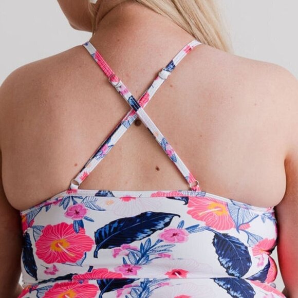 Pink Cove Floral Tankini Top and Bikini Bottom Set - Picture 14 of 14